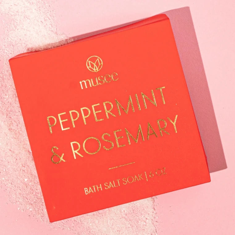 Peppermint & Rosemary Mini Salt Soak
