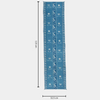 Indigo Atasi Printed Dabu Cotton Table Runner