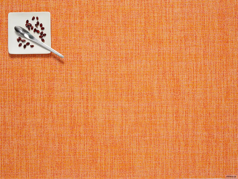 Placemat - Boucle in Tangerine