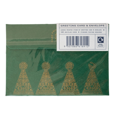 Patterned Tree Greeting Card