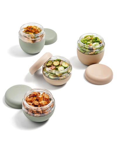 16oz Glass Seal Tight To-Go & Storage Bowl in Charcoal