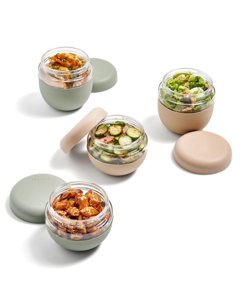 16oz Glass Seal Tight To-Go & Storage Bowl in Charcoal