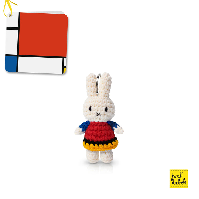 Miffy Keychain, Piet Mondrian
