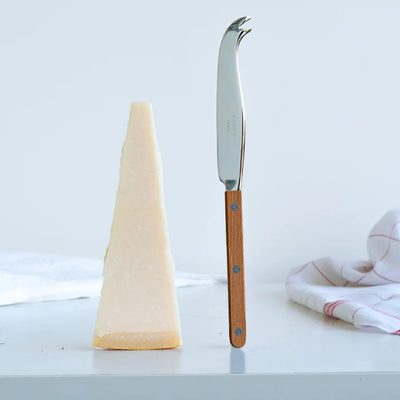 Sabre Paris, "Bistrot" Cheese Knife in Teak/Shiny