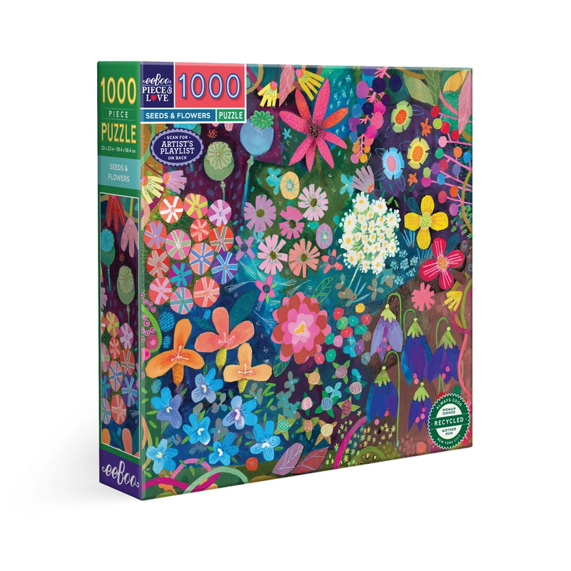 Seeds and Flowers 1000 Piece Puzzle