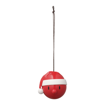 Hoptimist Holiday Santa Ornaments in Red