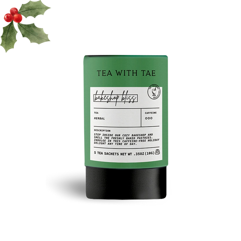 Bakeshop Bliss Holiday Herbal Mini Tube (5 Tea Bags)