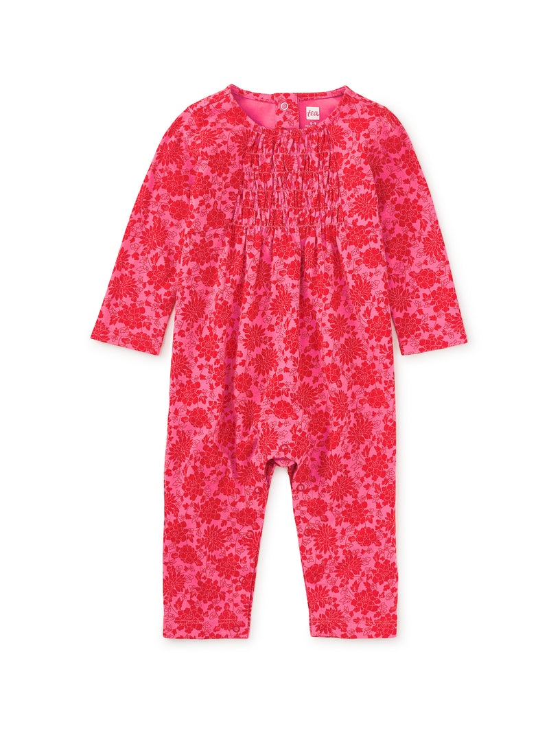 Smocked Baby Romper, Andong Floral