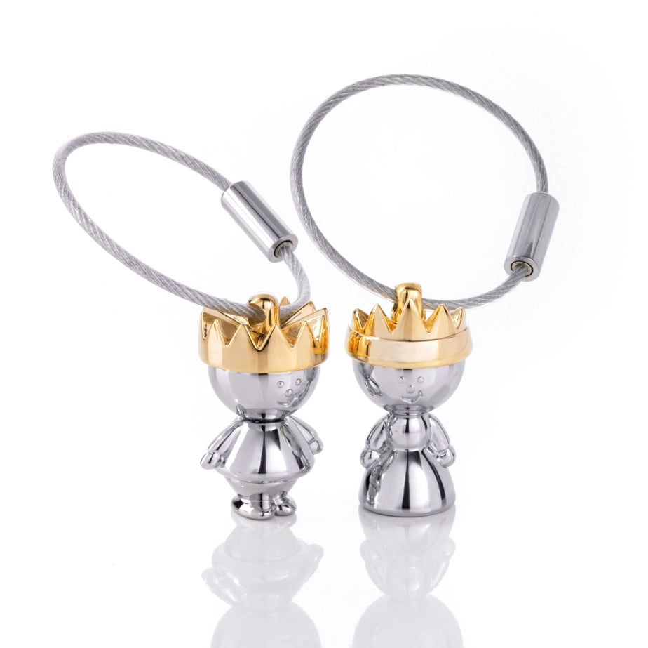 Troika Little King and Queen Key Chain Gift Set – AKAR Design