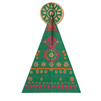 Patterned Tree Greeting Card
