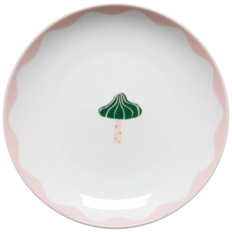 *Mushroom Gems Appetizer Plates Set of 4