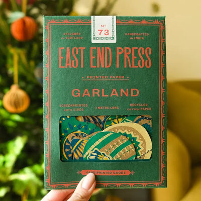 Christmas Ornaments Sewn Garland