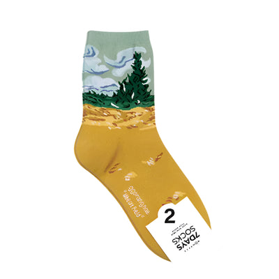 Women's Crew Socks - Famous Painting