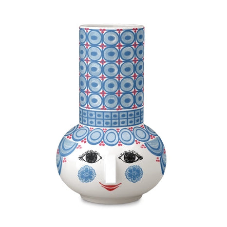 Olga Ceramic Candle Holder, Blue