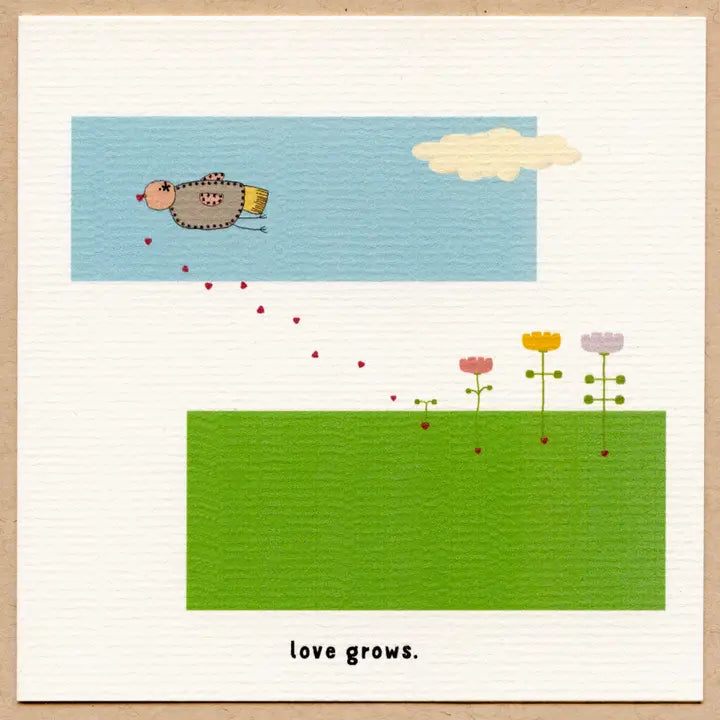 Love Grows Greeting Card