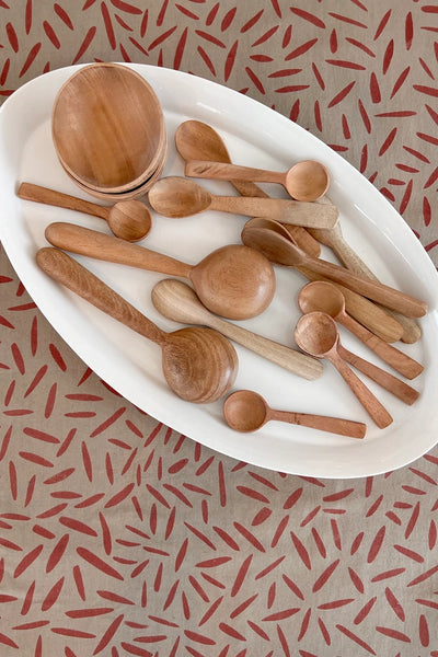 Table Runner - Greige and Brick Widgets