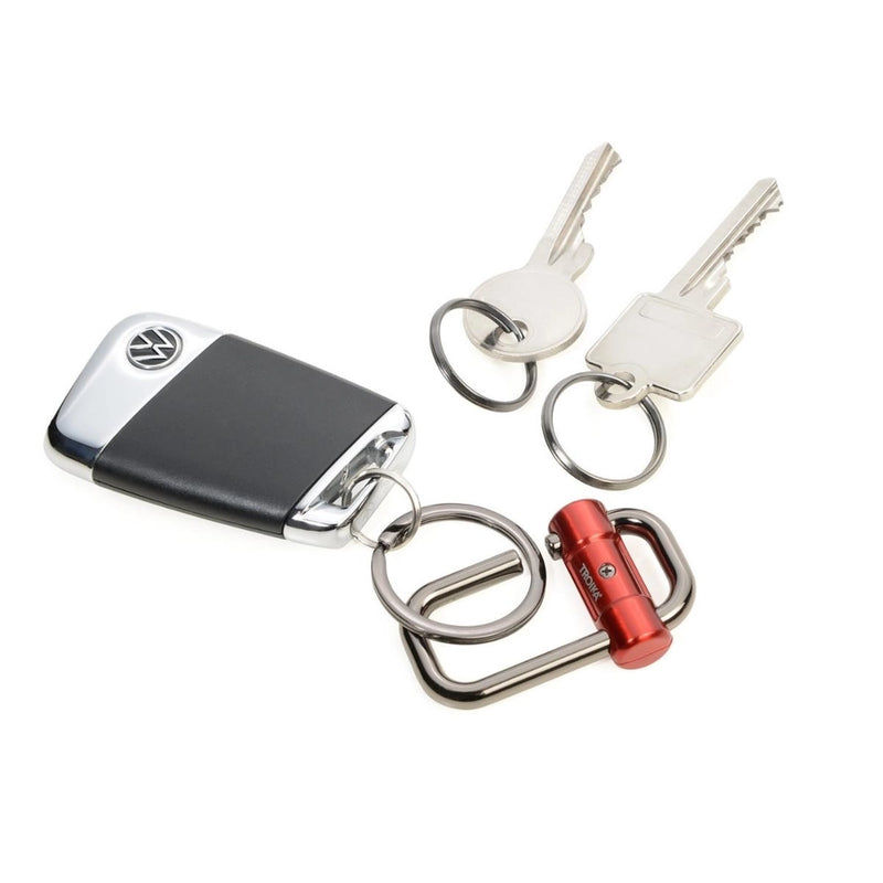 Troika 2-Way Quick Release Keychain in Red