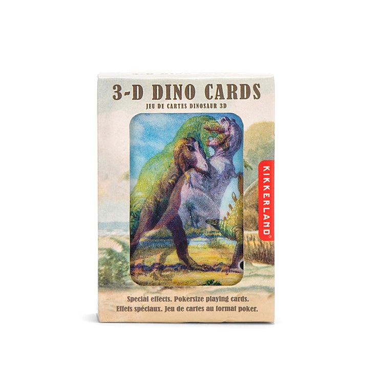 3D Dinosaur Playing Cards