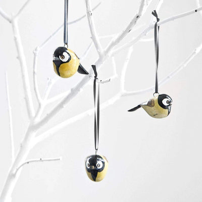 Mifuko Wooden Ornament - Great Tit