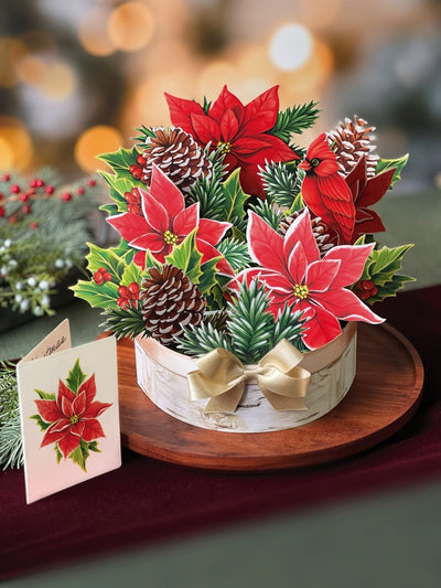Fresh Cut Paper, Birch Poinsettia