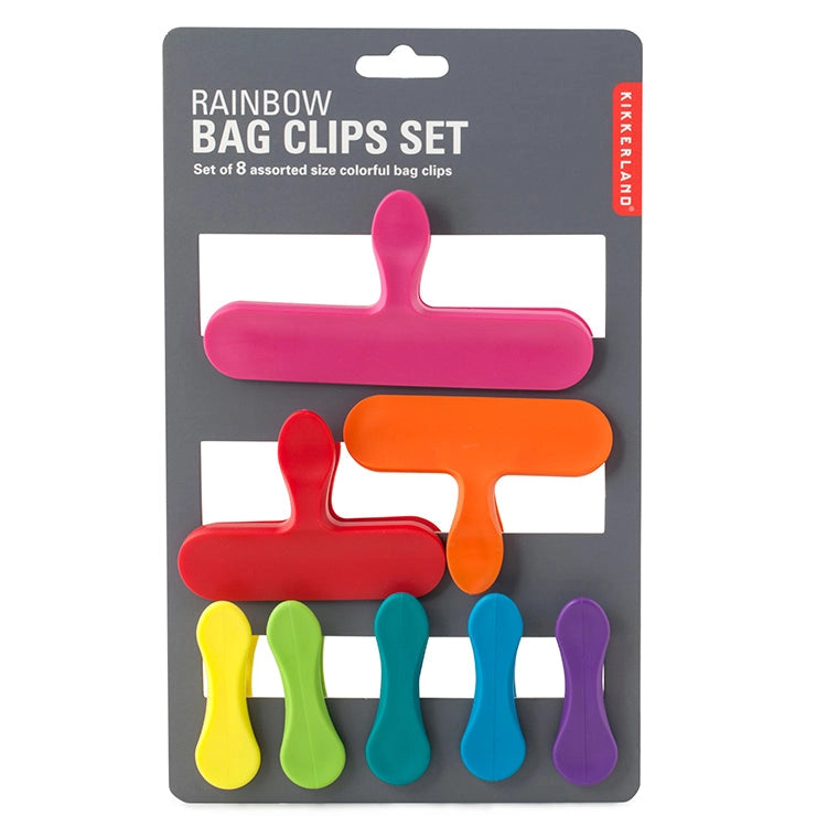 Rainbow Bag Clips Assortment