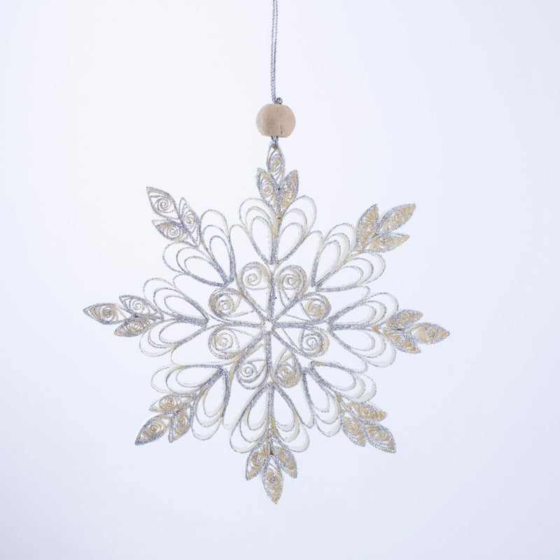 Quilling Snowflake "Frostine" Silver