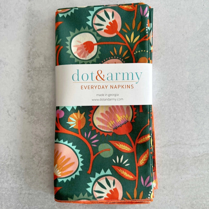 Desert Bloom Cloth Napkins, set of four