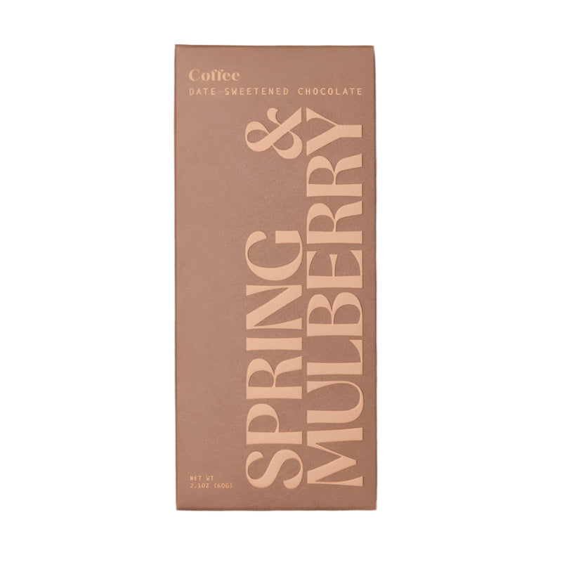 Coffee Date-Sweetened Dark Chocolate
