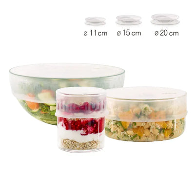 Reusable Flexible Lids, 3 Pack