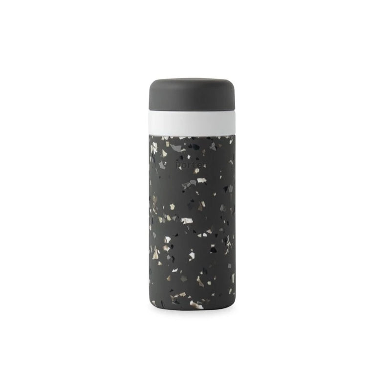 Insulated Ceramic Stainless Steel Bottle in Charcoal