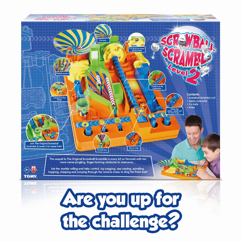 Screwball Scramble, 2 Marble Run Game