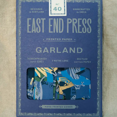 Happy Birthday Recycled Sewn Garland