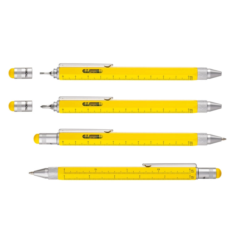 Troika Construction Ballpoint Tool Pen in Yellow