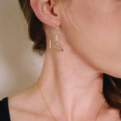 Pyramid Earrings