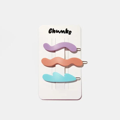Mini Waves Barrettes in Pastel