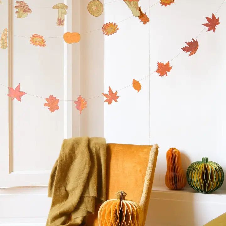 Autumn Blooms Sewn Garland