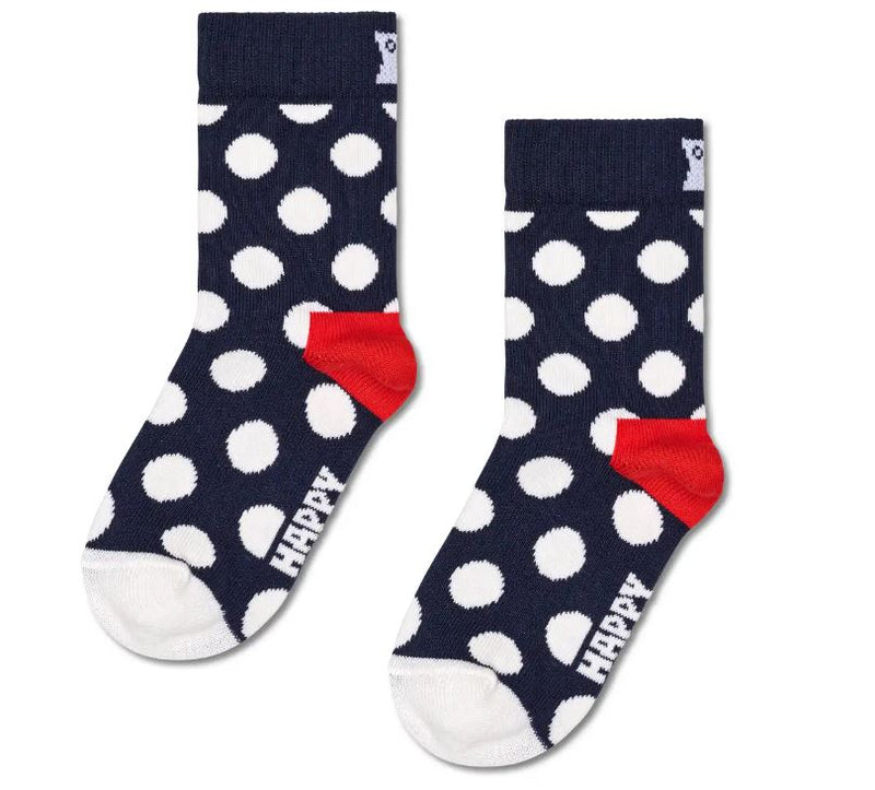 Kids Happy Socks, 2-Pack Stripes and Dots