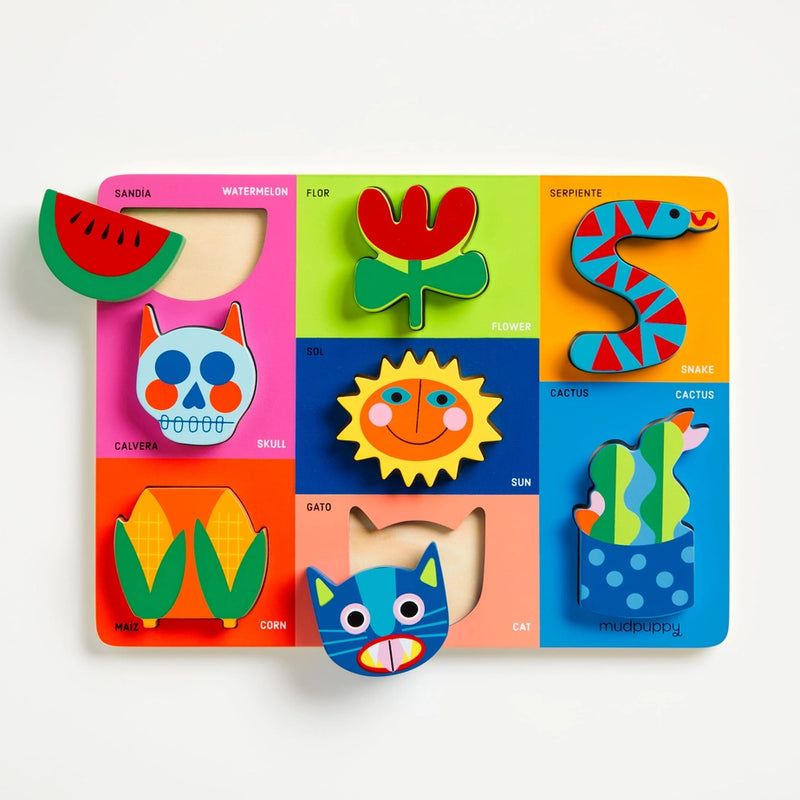 Mis Amigos-My Friends Wooden Tray Puzzle