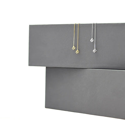 Prisma Ear Threaders, Polished Gold