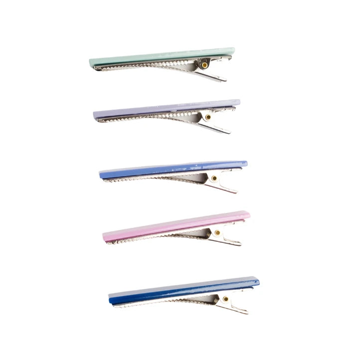 Nat + Noor, Flora Barrette Set in Mulberry