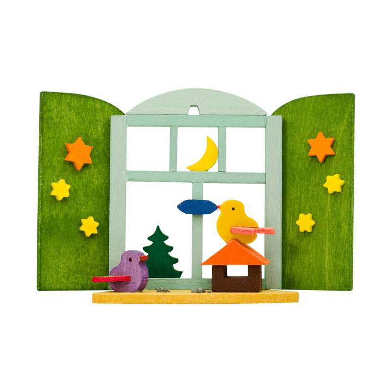 Graupner Christmas window Ornament with Bird House