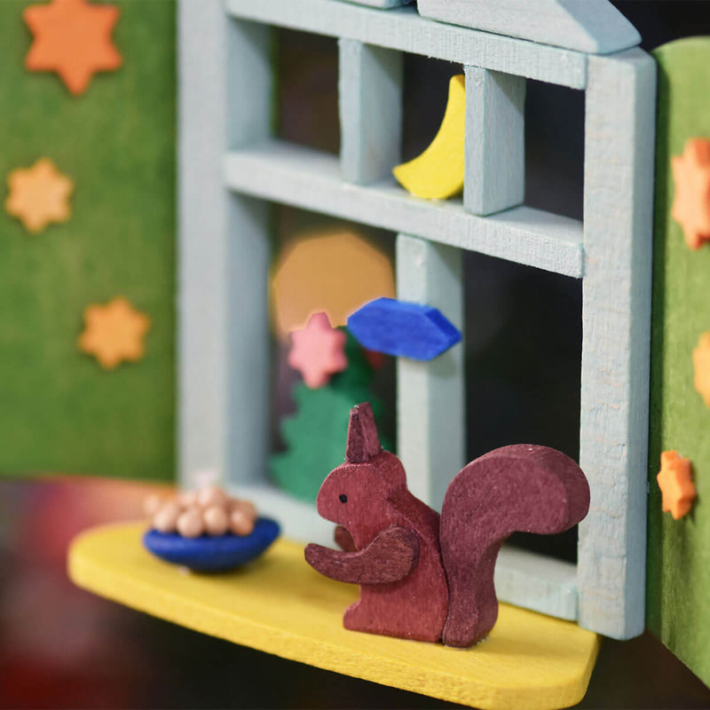 Graupner Christmas window Ornament with Squirrel