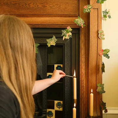 Holly and Ivy Sewn Garland