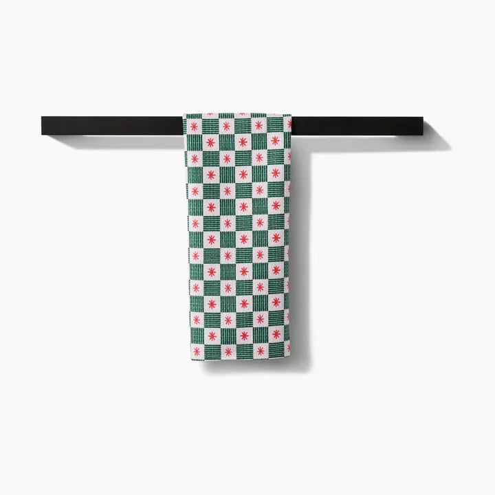 Jingle Grid Tea Towel