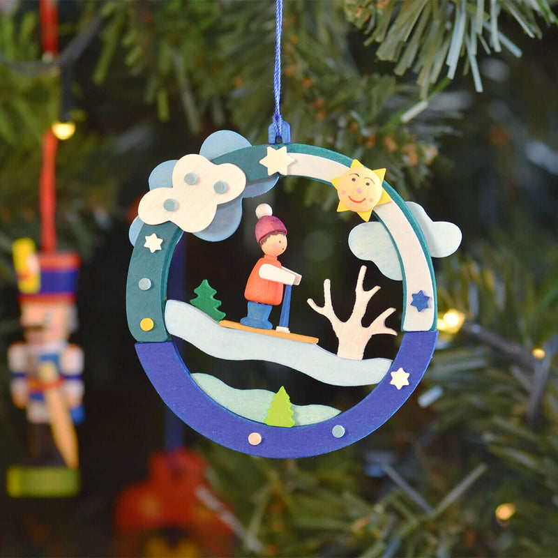 Graupner Ring Ornament "Ski Run"