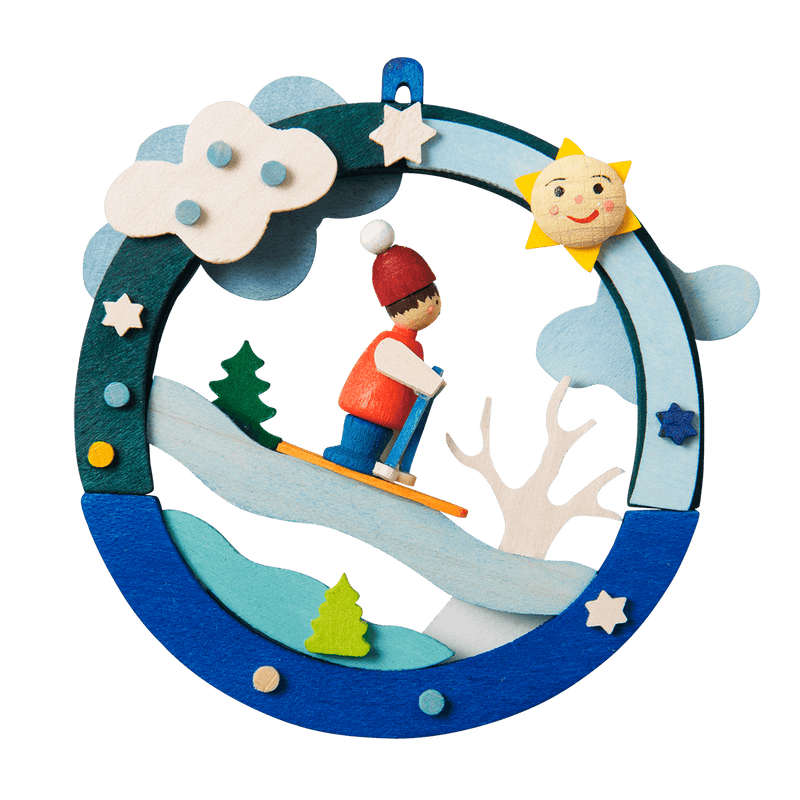 Graupner Ring Ornament "Ski Run"