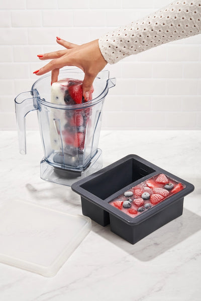 Cup Cube, 2 Cube Tray in Charcoal
