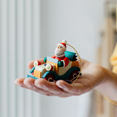 Graupner "Santa in a Car!" Ornament