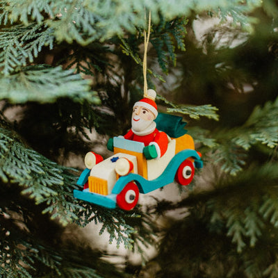 Graupner "Santa in a Car!" Ornament