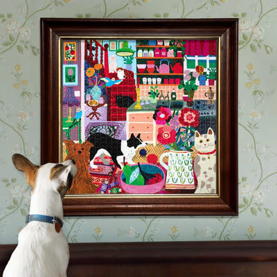 Pets in the Kitchen 1000 Piece Puzzle
